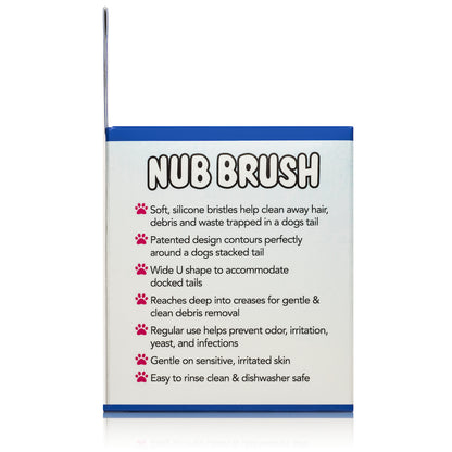 Squishface Nub Brush – Corkscrew Tail Cleaning Brush for Dogs -- Wholesale