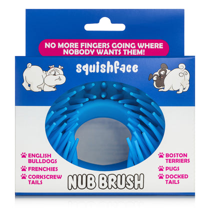 Squishface Nub Brush – Corkscrew Tail Cleaning Brush for Dogs -- Wholesale