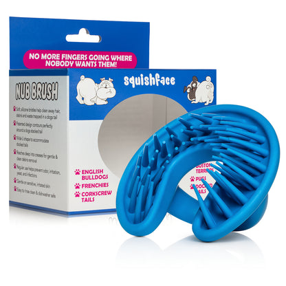 Squishface Nub Brush – Corkscrew Tail Cleaning Brush for Dogs -- Wholesale