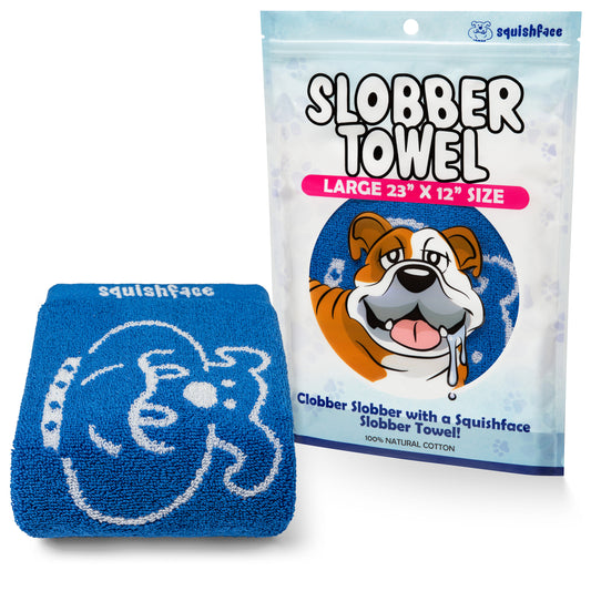 Squishface Dog Slobber Towel | Super-Absorbent & Durable