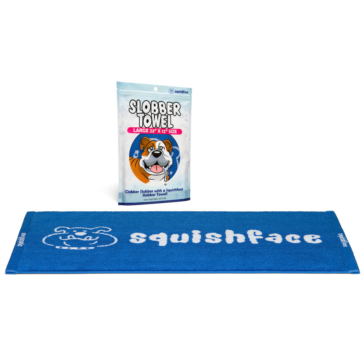 Squishface Dog Slobber Towel | Super-Absorbent & Durable