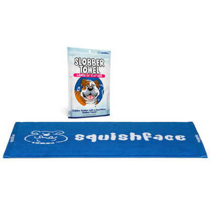 Squishface Dog Slobber Towel | Super-Absorbent & Durable
