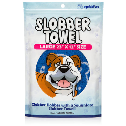 Squishface Dog Slobber Towel | Super-Absorbent & Durable