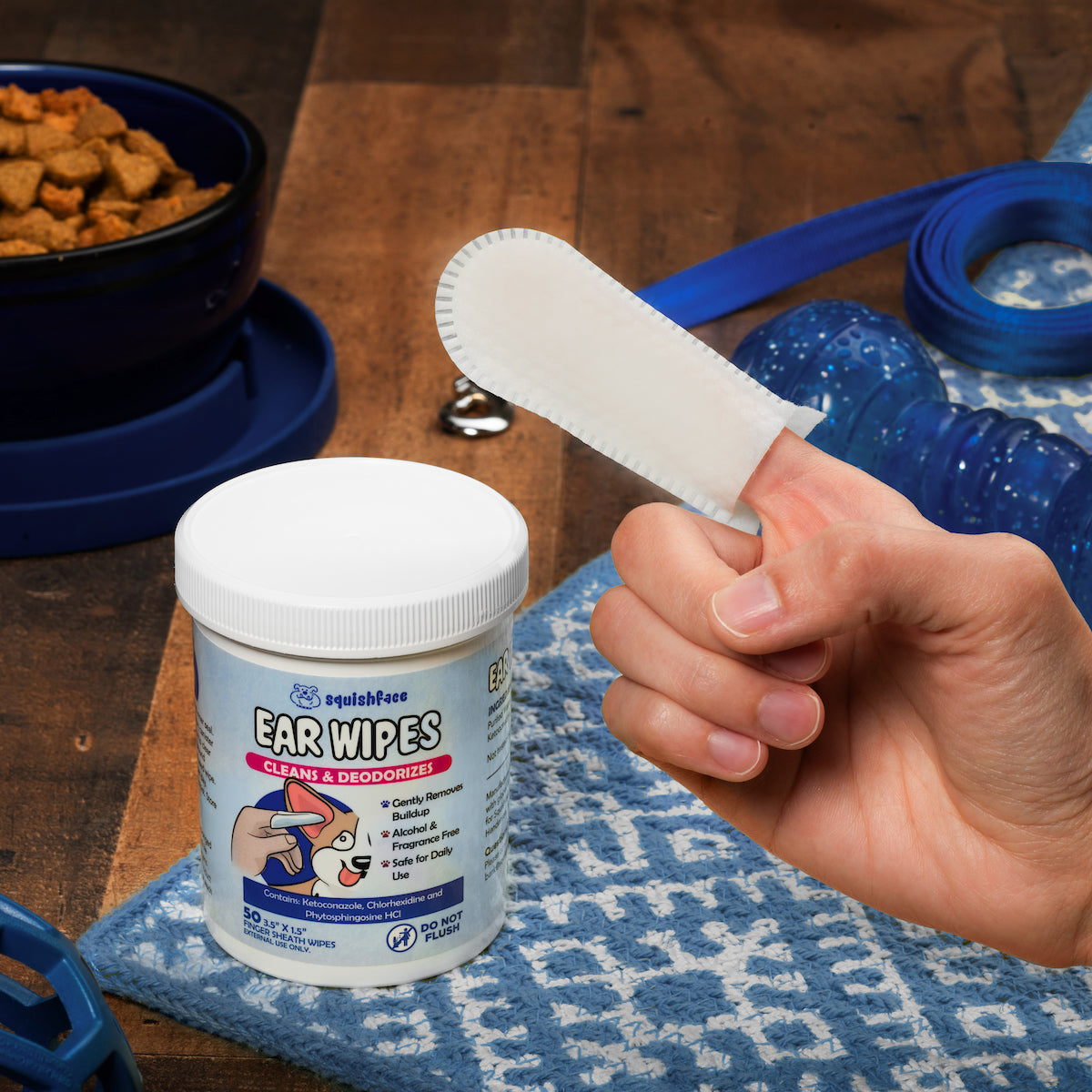 Squishface Ear Wipes Lifestyle 2