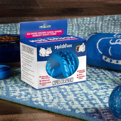 Squishface Nub Brush – Corkscrew Tail Cleaning Brush for Dogs -- Wholesale